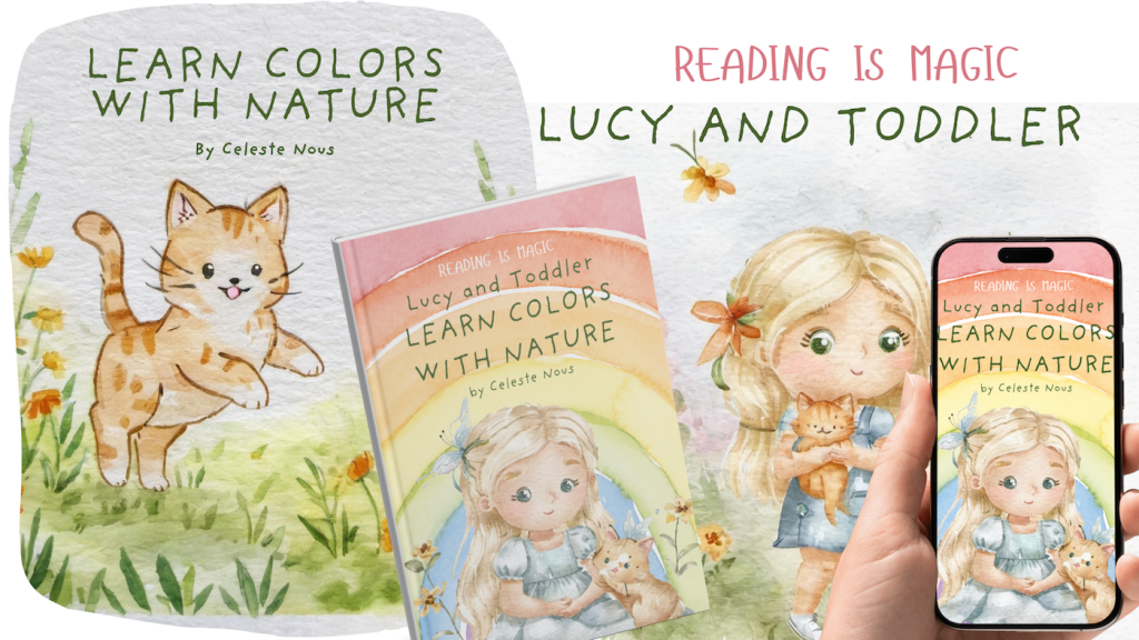 Lucy and Toddler Learn Colors with Nature